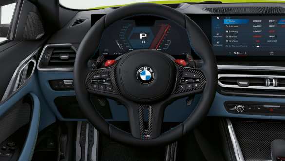 M Carbon steering wheel BMW M4 Competition Coupé G82 2020 BMW M4 Competition Coupé G82 2020 M Carbon steering wheel cockpit