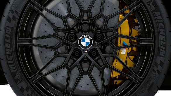 M Carbon ceramic brake BMW M4 Coupé G82 2020 BMW M4 Coupé G82 2020 M Carbon ceramic brake close-up