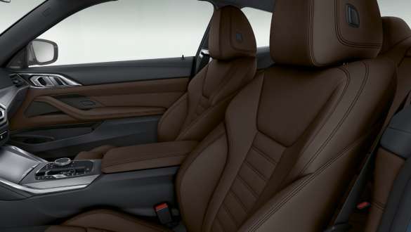 M Sport seats BMW M440i xDrive Coupé G22 2020 BMW M440i xDrive Coupé G22 2020 M Sport seats interior close-up