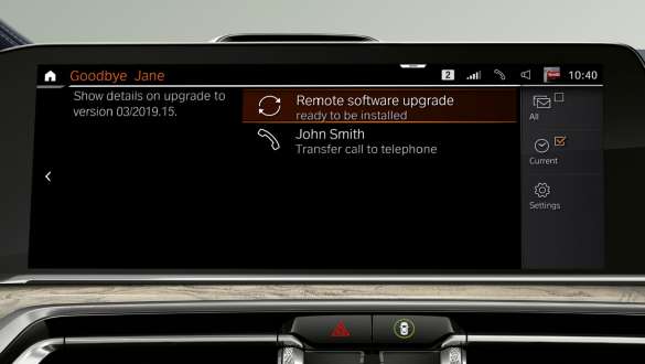 BMW X7 M Automobile with Remote Software Upgrade G07 2019 BMW X7 M Automobile with Remote Software Upgrade G07 2019 Control Display