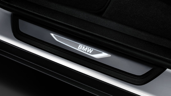 Bmw led door sill best sale lights