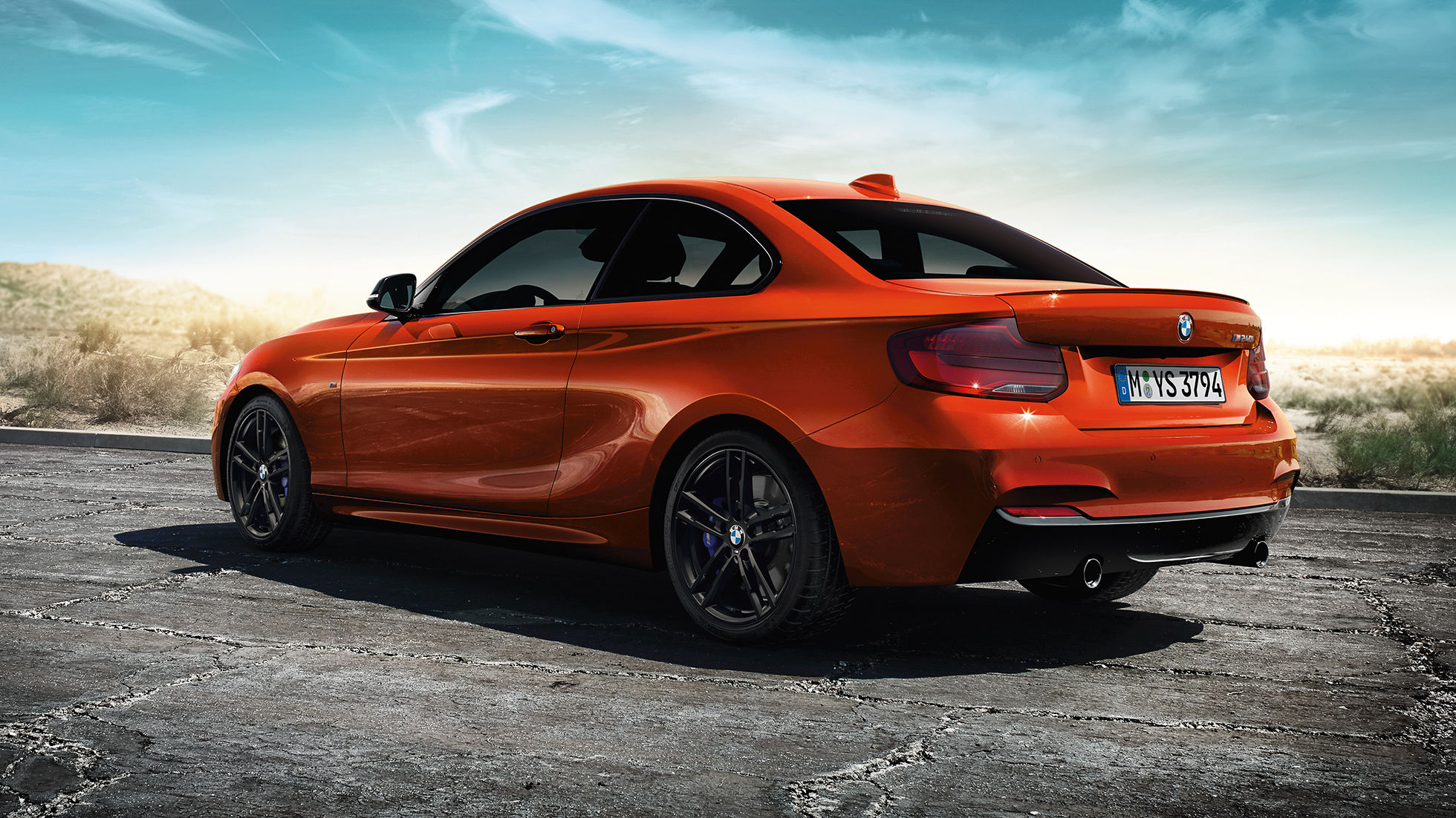 BMW 2 Series Coupé, three-quarter rear shot F22 BMW 2 Series Coupé, three-quarter rear shot F22