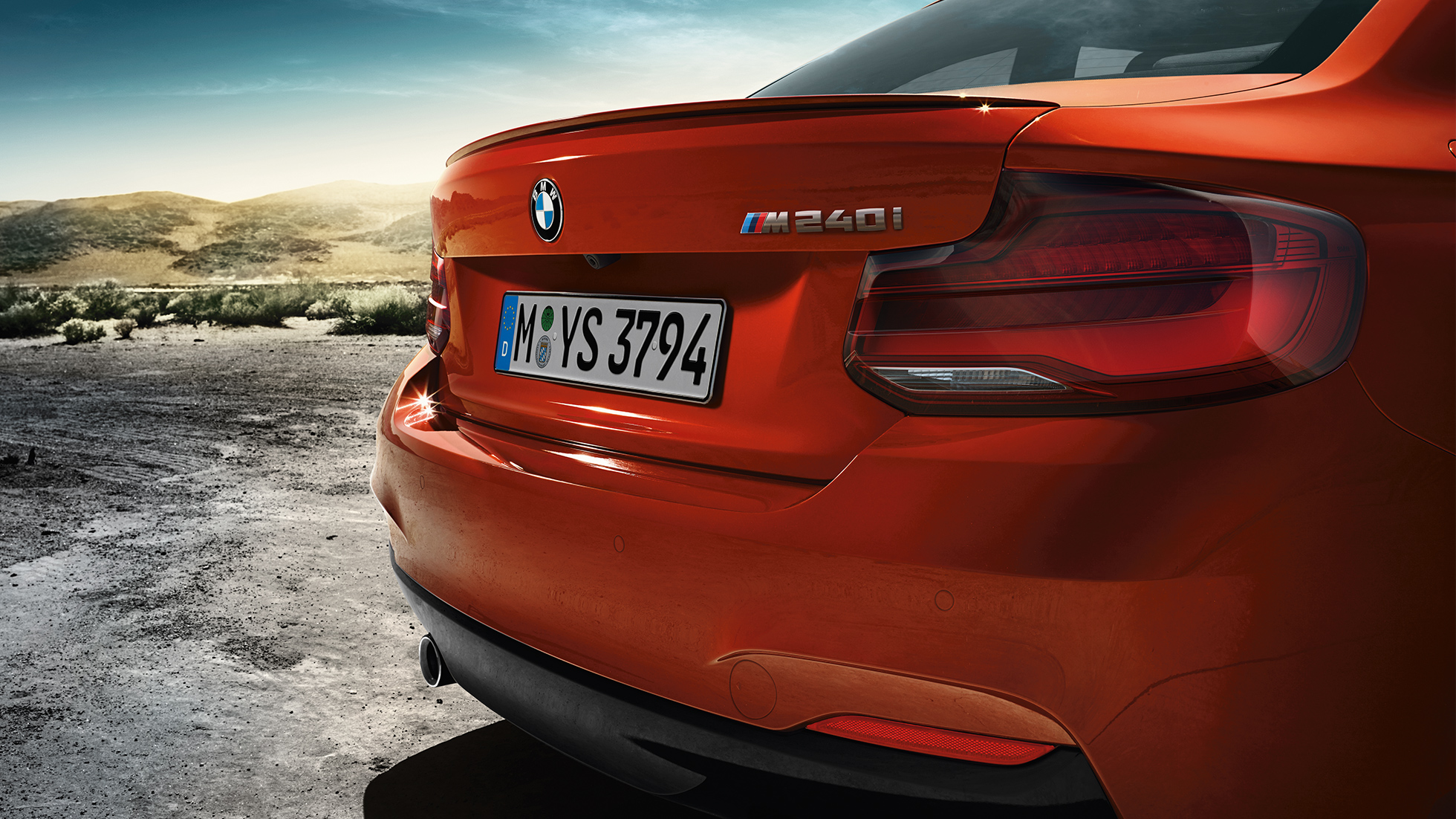 BMW 2 Series Coupé, model name at the rear F22 BMW 2 Series Coupé, model name at the rear F22