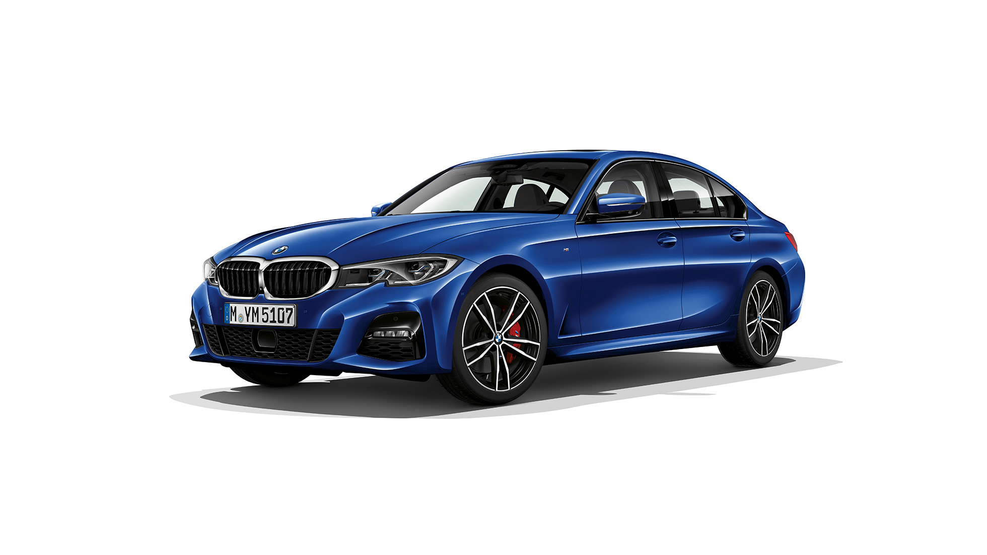 BMW 3 Series Sedan, Model M Sport G20 Side still shot of BMW 3 Series Sedan as Model M Sport G20.