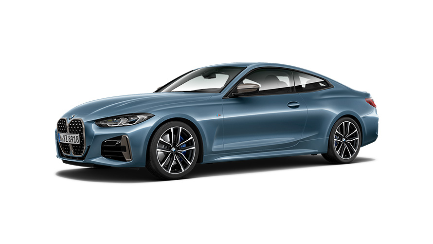 BMW 4 Series BMW 4 Series Coupé G22 three-quarter side view BMW 4 Series BMW 4 Series Coupé G22 three-quarter side view