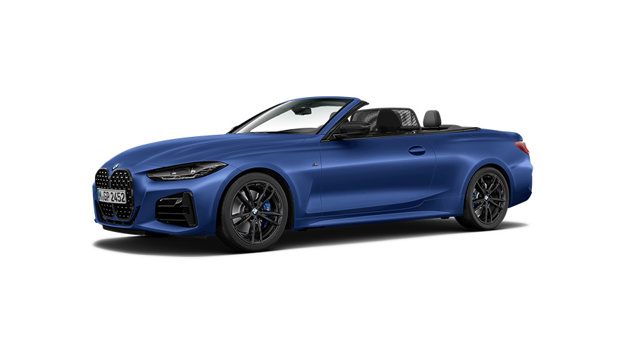 BMW 4 Series BMW 4 Series Convertible M Models G23 MP three-quarter side view BMW 4 Series BMW 4 Series Convertible M Models G23 MP three-quarter side view