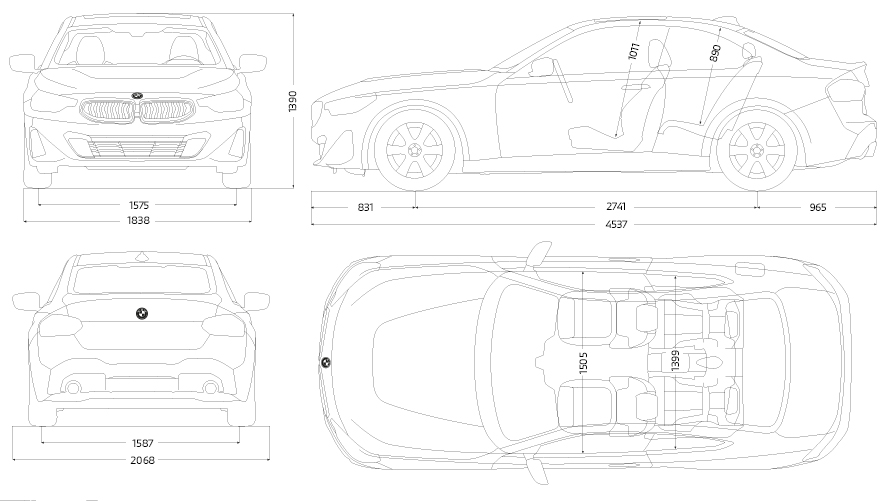 BMW M240i xDrive Coupé G42 2021 BMW M240i xDrive Coupé G42 2021 Black Sapphire metallic