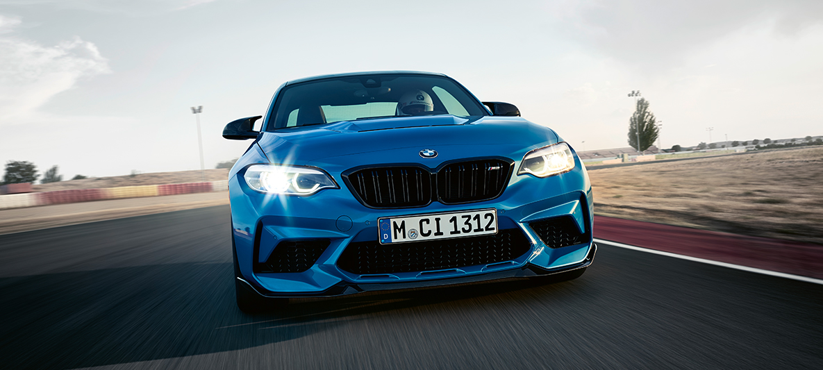 Design BMW M2 CS F87 Design BMW M2 CS F87 Misano Blue metallic front view