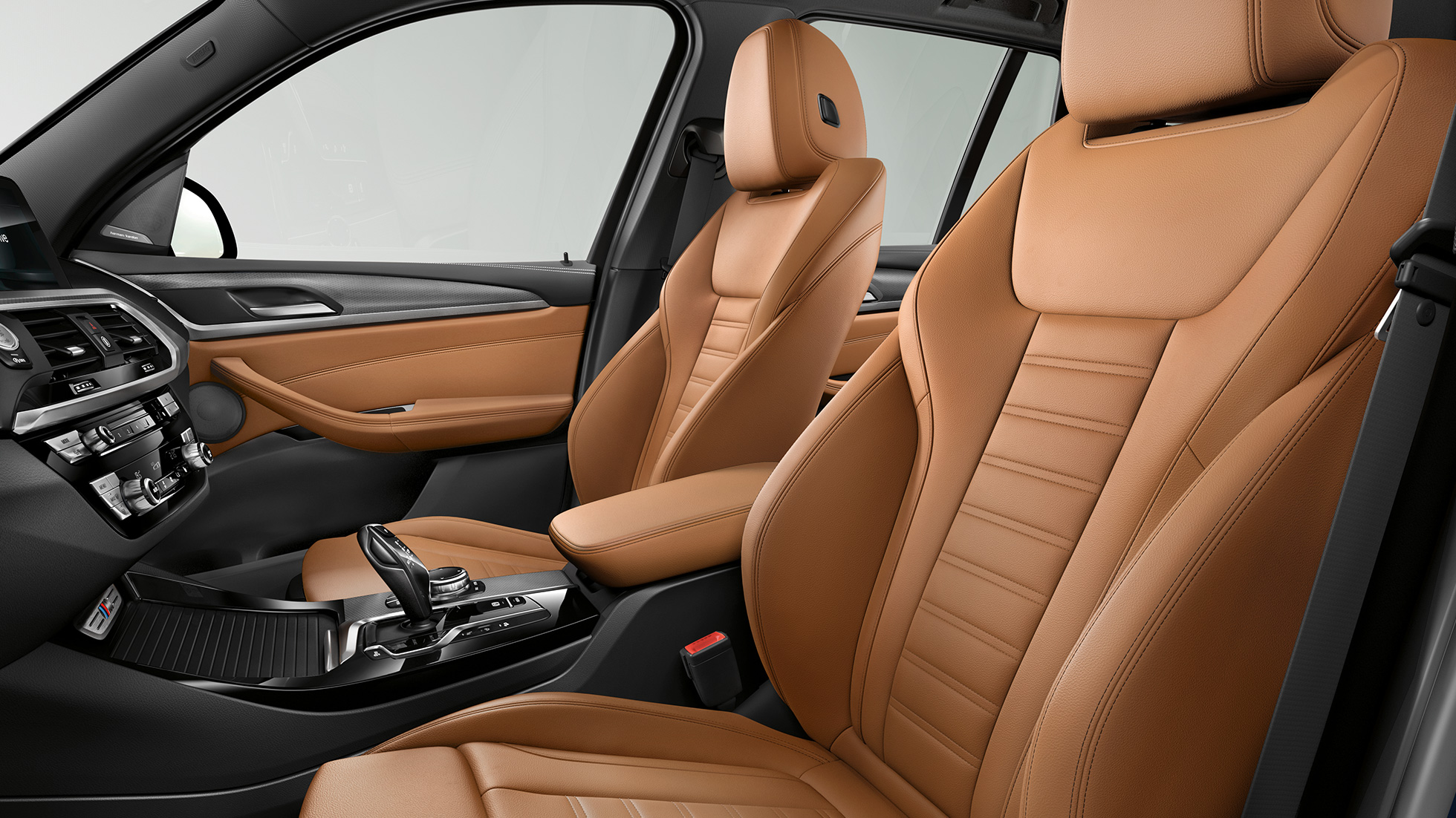 BMW X3 M40i SUV, interior F97. BMW X3 M40i SUV, sporty and comfortable interior with sports seats F97.