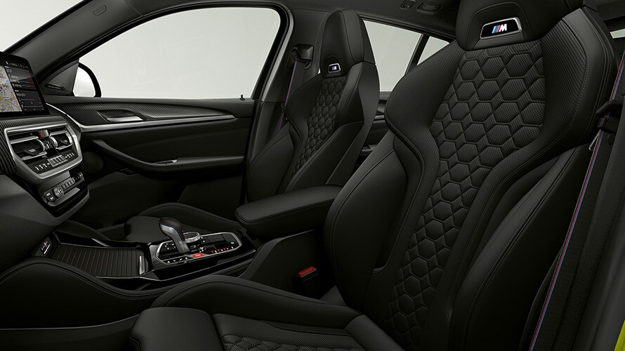 M Sport seats BMW X4 M Competition F98 LCI Facelift 2021 BMW X4 M Competition F98 LCI Facelift 2021 M Sport seats interior