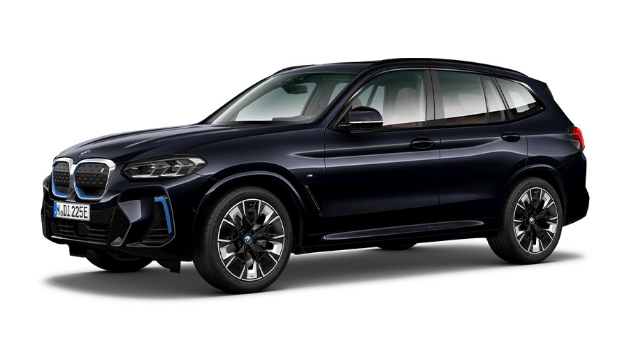 BMW i Series BMW iX3 G08 three-quarter side view BMW i Series BMW iX3 G08 three-quarter side view
