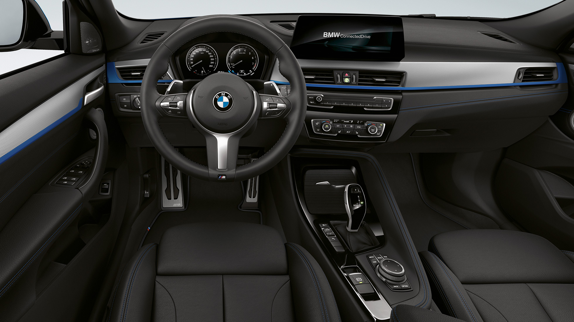 Cockpit BMW X2 SUV sDrive20i model M Sport F39 BMW X2 SUV sDrive20i model M Sport 2018 F39 interior cockpit
