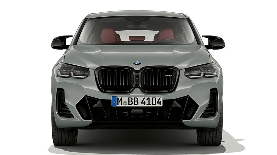 BMW X4 G02 Brooklyn Grey front design 2021 BMW X4 G02 Brooklyn Grey close-up front design 2021