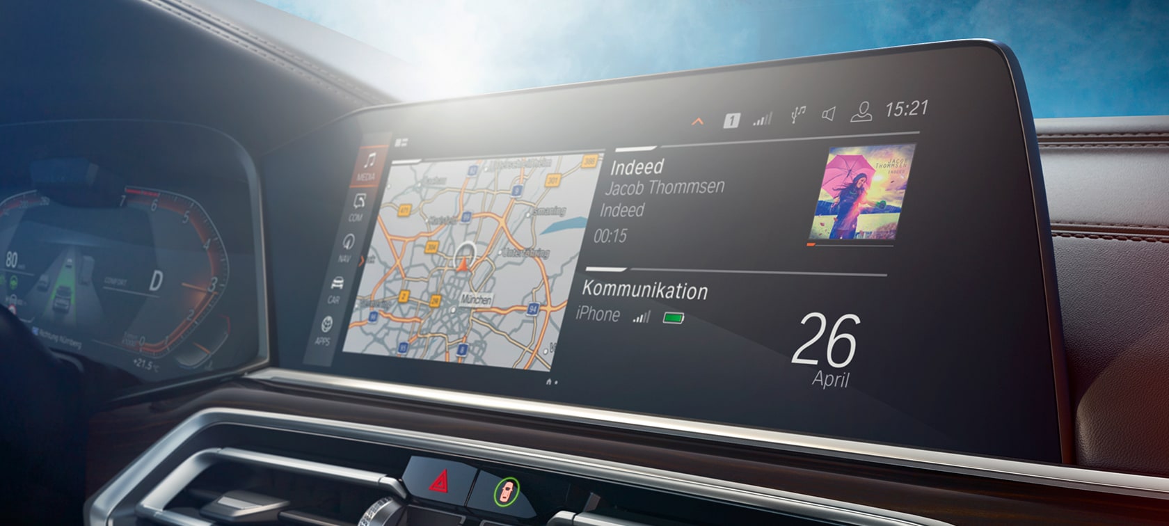 Control Display BMW X5 SUV G05 Control Display BMW X5 SUV G05 2018 cockpit