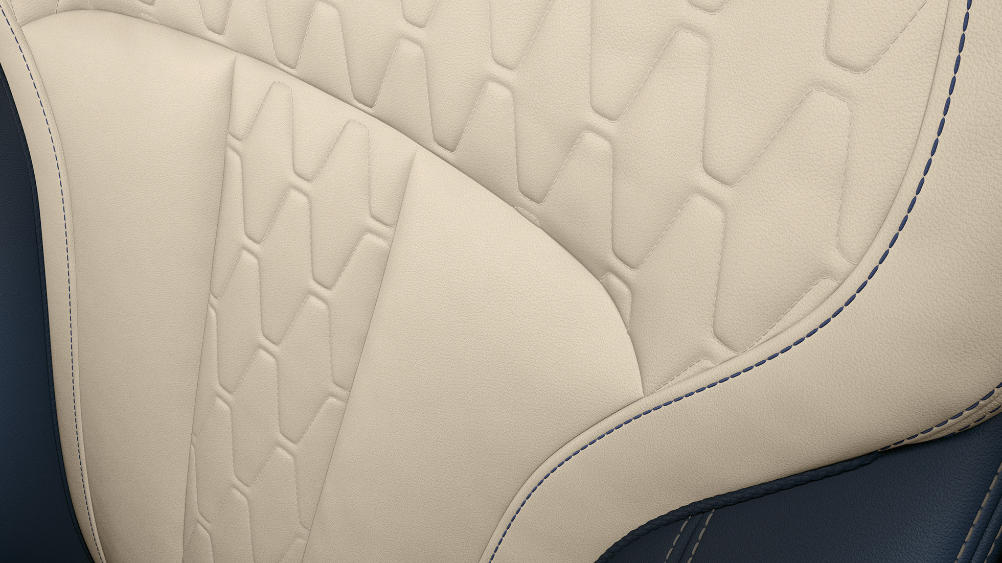 BMW X7 SUV, Design Pure Excellence polster design G07 Close-up of the polster design of the BMW X7 SUV with Design Pure Excellence features G07