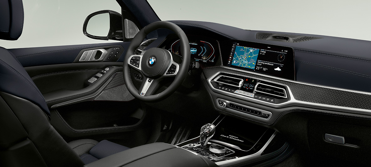 Cockpit BMW Dark Shadow Edition Interior SUV G07 Cockpit BMW X7 SUV G07 Dark Shadow Edition Interior