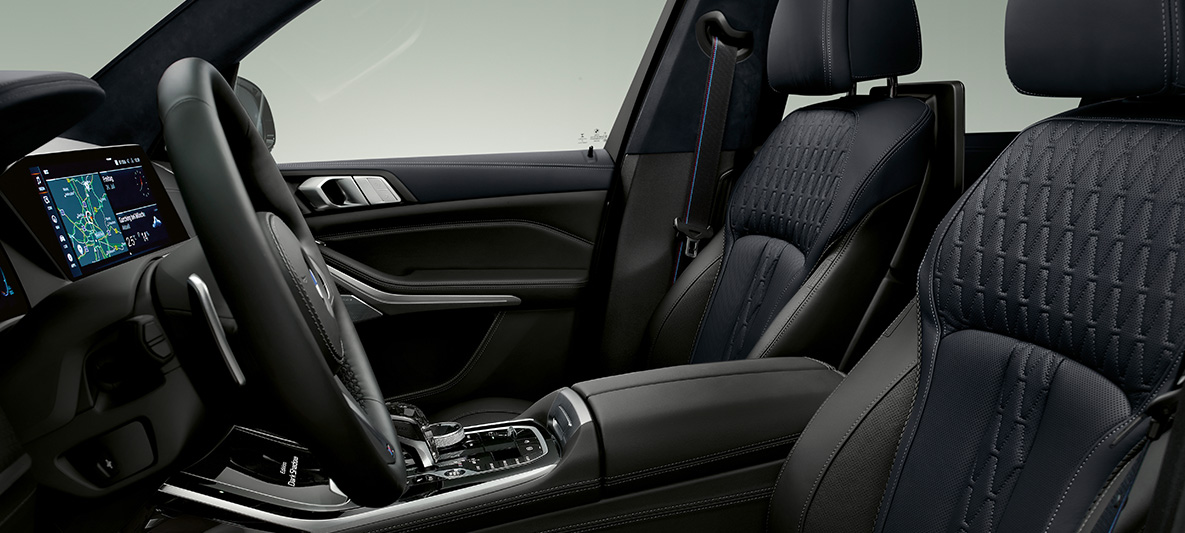 Upholstery BMW Dark Shadow Edition Interior SUV G07 Upholstery BMW X7 SUV G07 Dark Shadow Edition Interior