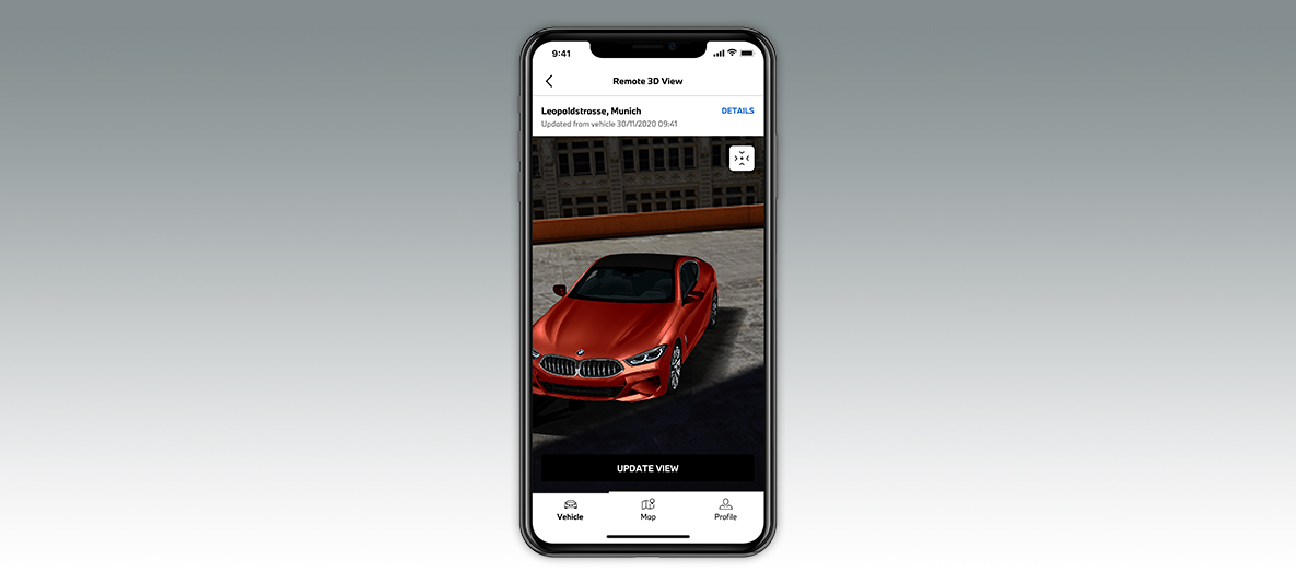 My BMW App Manage my vehicle safety screen on smartphone My BMW App Manage my vehicle safety screen on smartphone