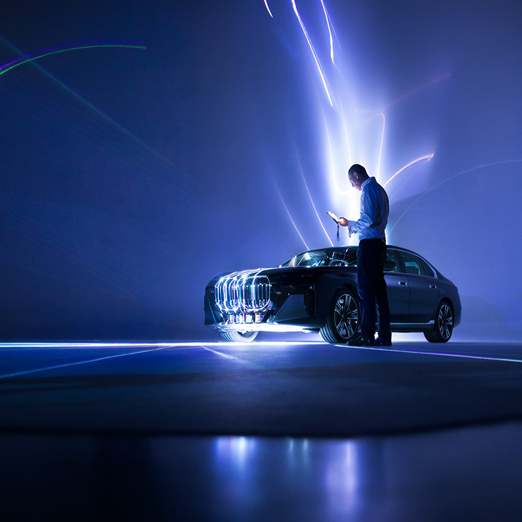 Nick Knight ; photo de mode ; BMW i7 ; BMW série 7 ; Métavers ; Photographie ; Art ; Showstudio ; Londres