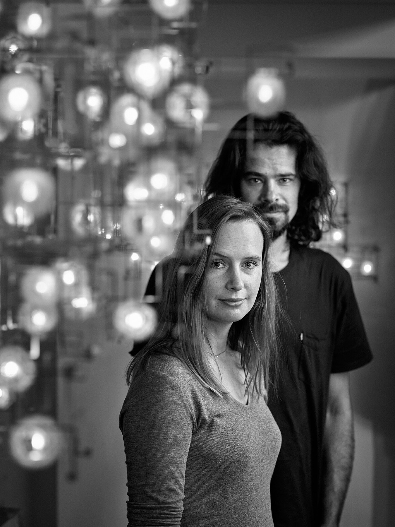 Studio Drift mit Lichtinstallation