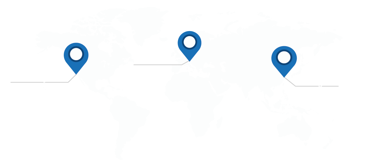 Map of BMW design centers