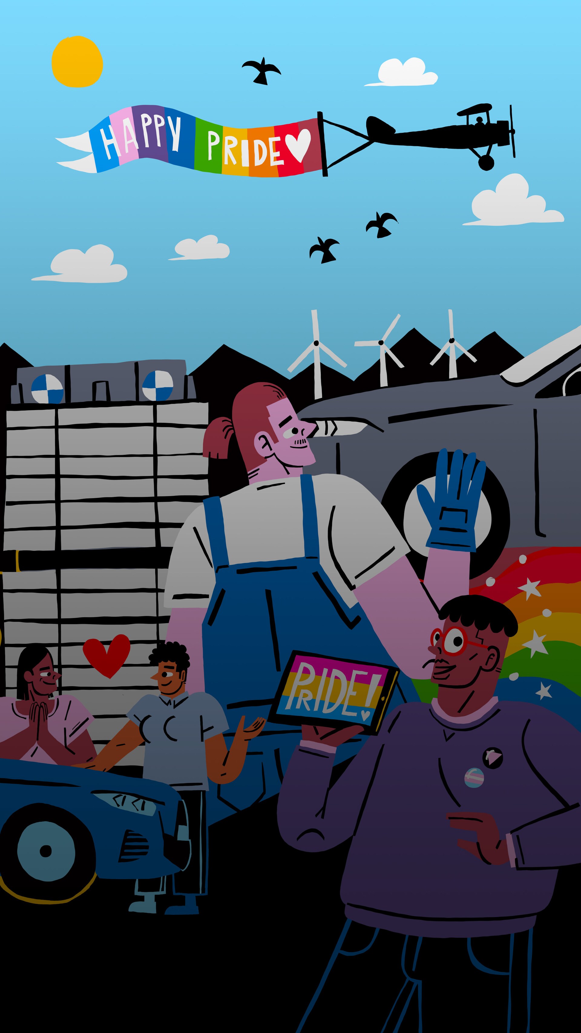 Ride with pride: Celebrare tutti i colori della Freude