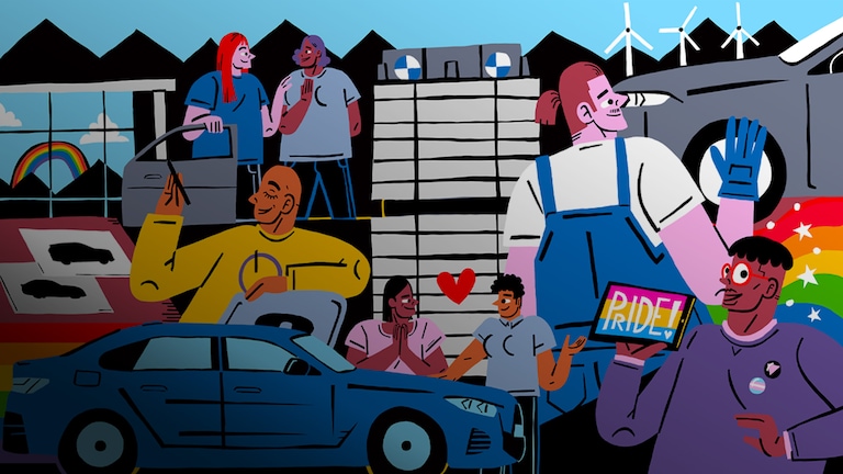 Celebrating all colors of Freude