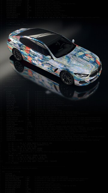 Artificial intelligence: The BMW 8 series becomes digital art | BMW.com