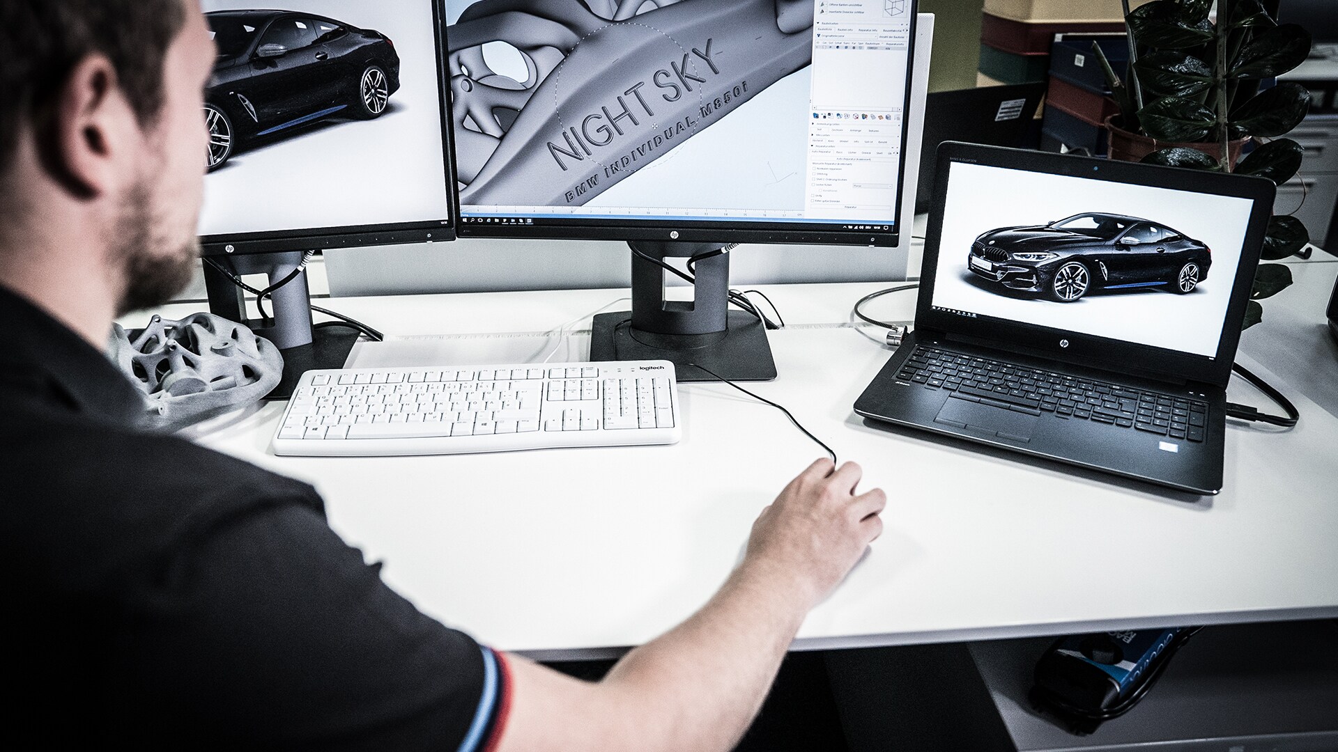 BMW NIGHT SKYの製作には、15名程の3Dプリントのエキスパートたちが携わった。