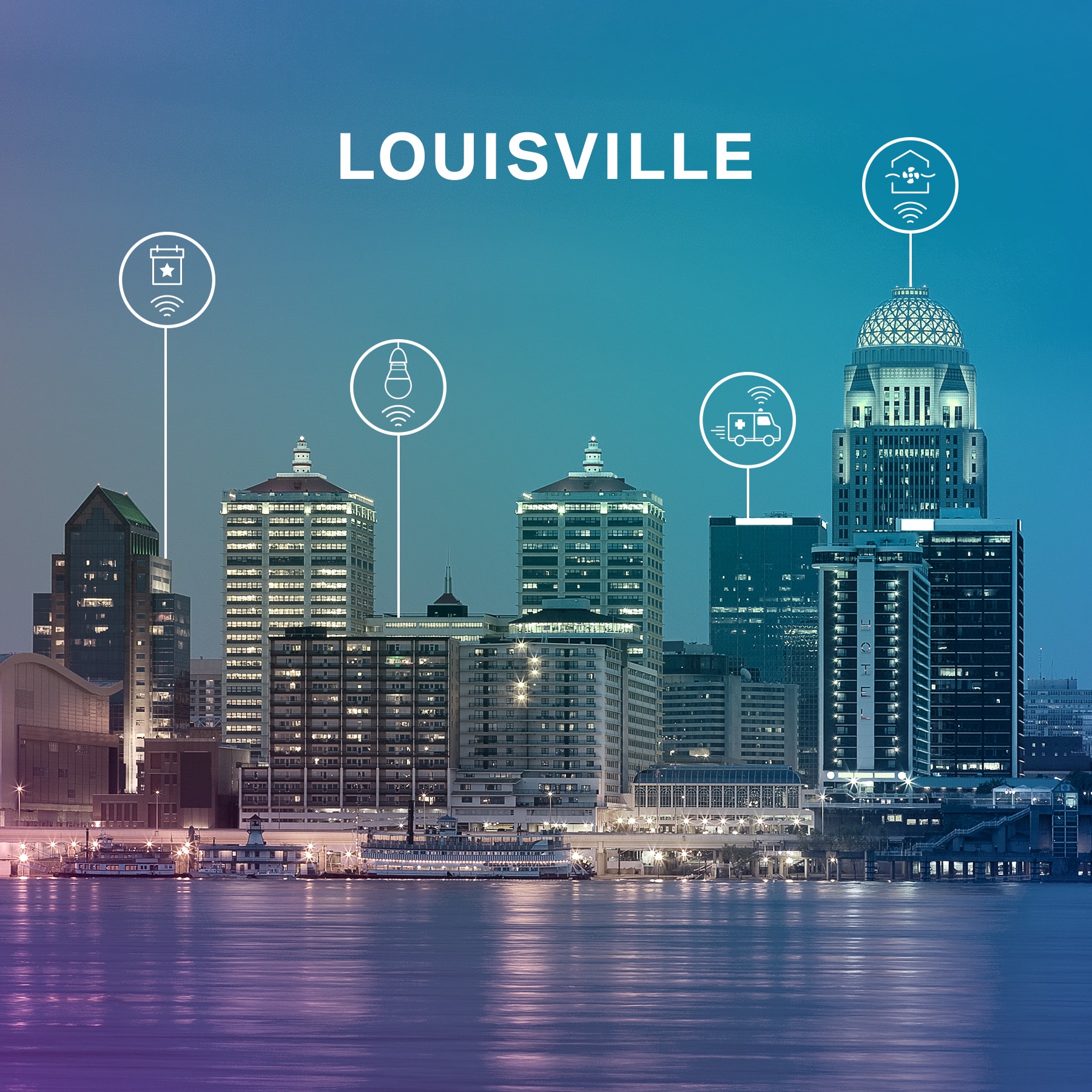  Smart City Konzept Louisville