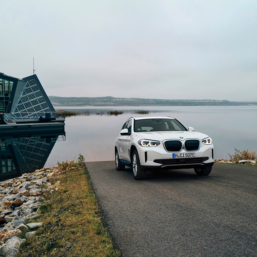 Strom statt Kohle: mit dem BMW iX3 im Lausitzer Seenland