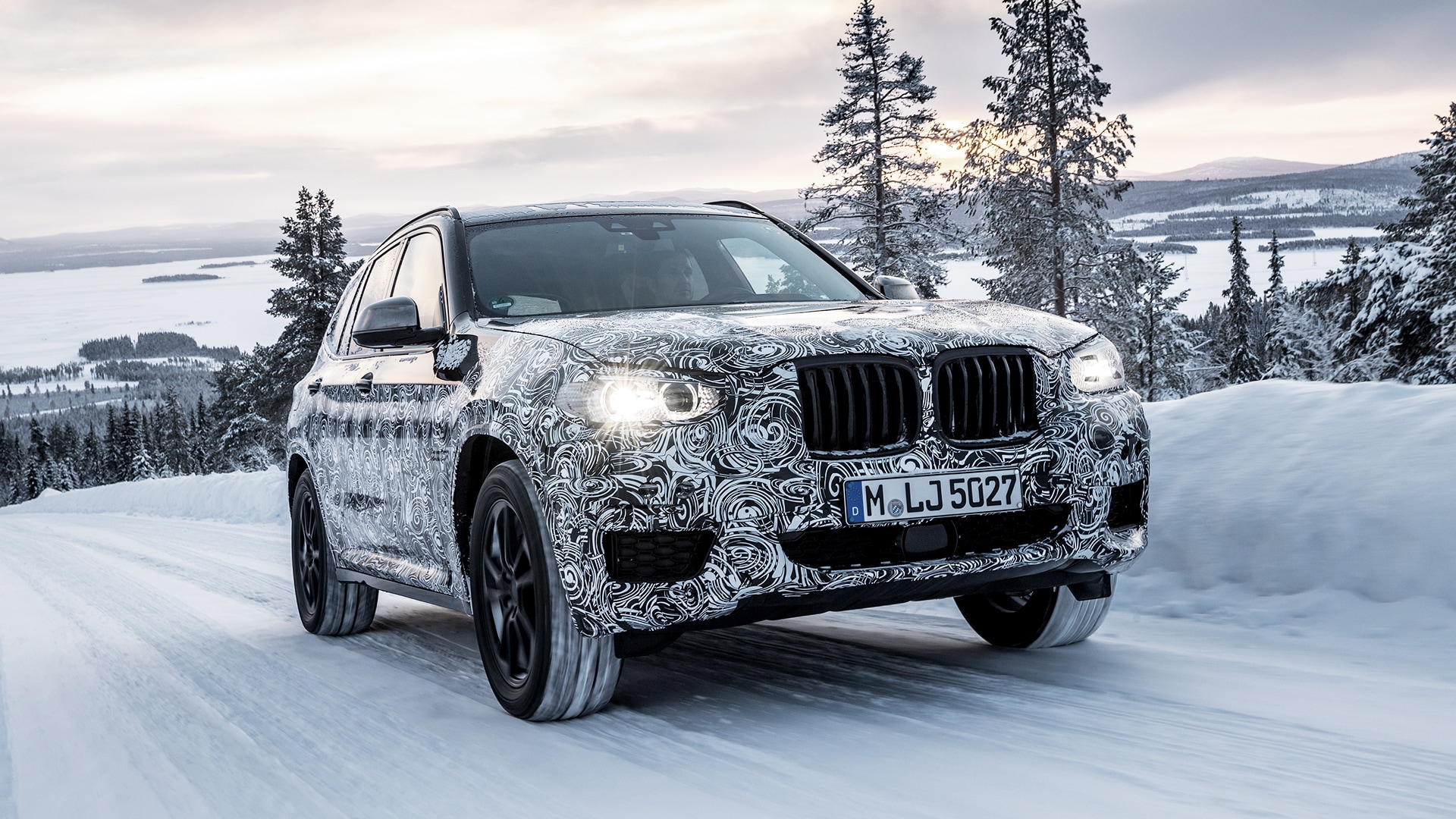 The new BMW X3 on a secret mission