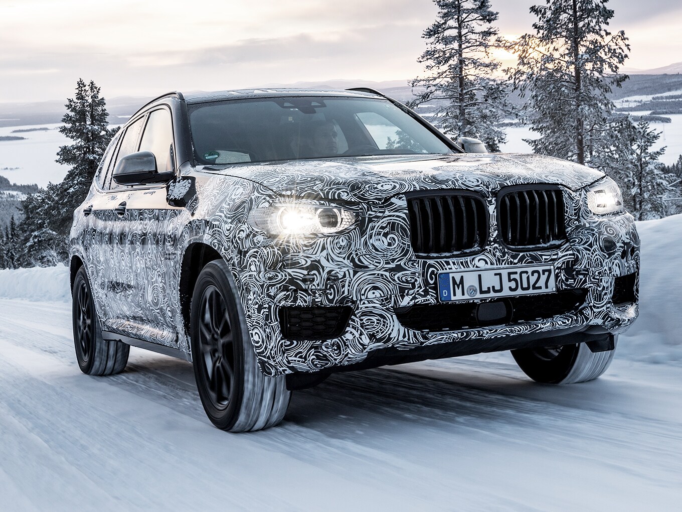 The new BMW X3 on a secret mission