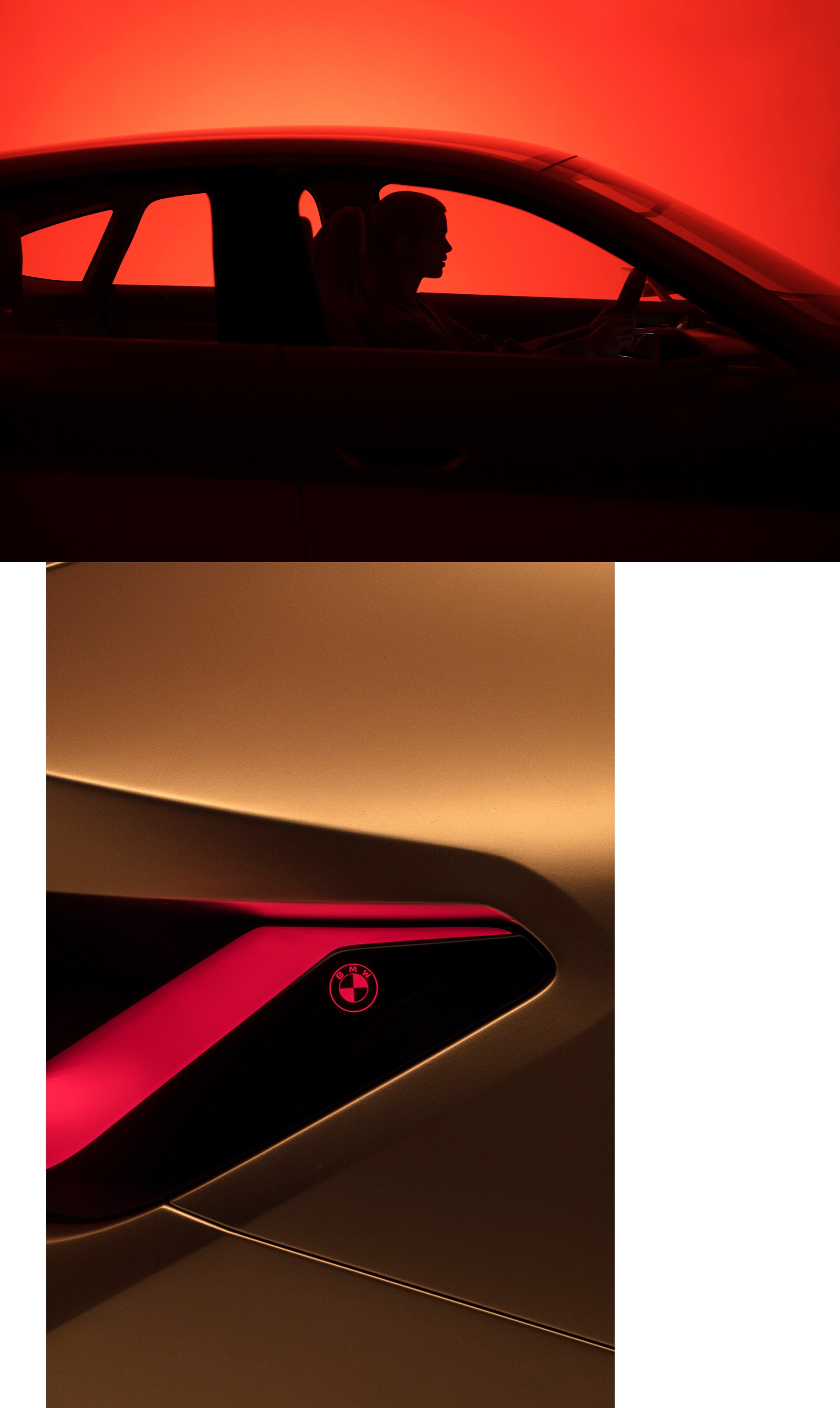 Model Cajsa Wessberg BMW Concept i4