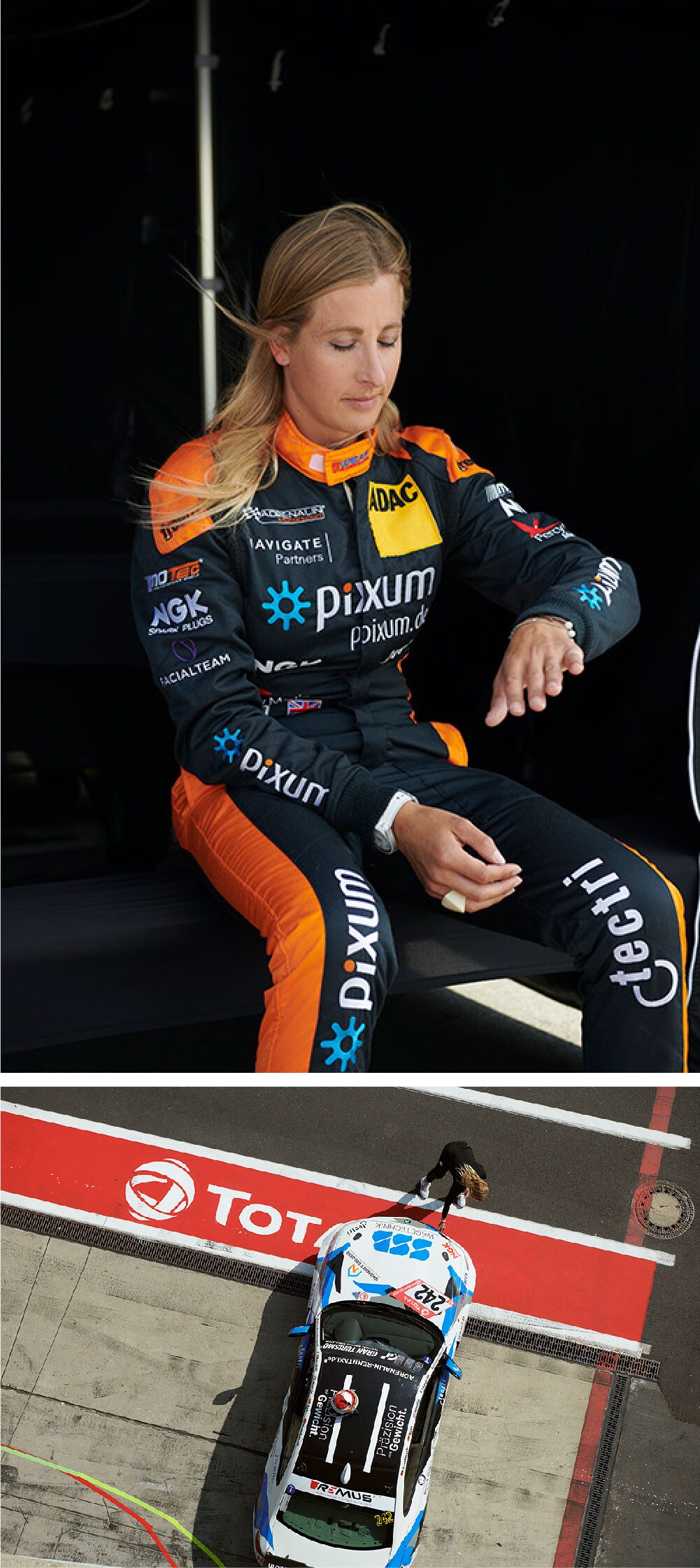 Charlie Martin diversité transgenre personne transgenre pilote de course circuit nurburgring voiture de course 