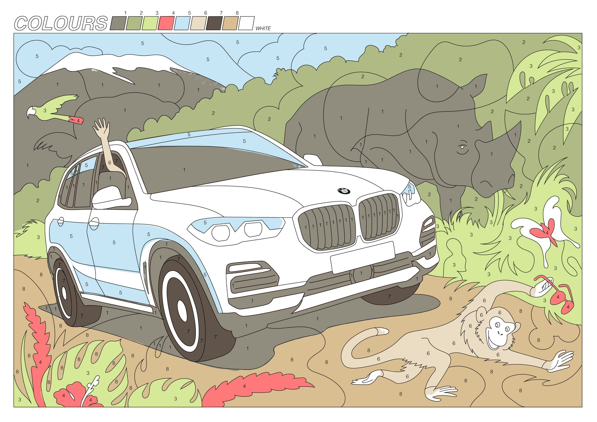 Bmw Coloring Pictures For Kids Bmw Com