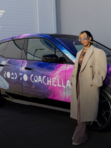 #RoadtoCoachella: Singer Doja Cat in the BMW iX
