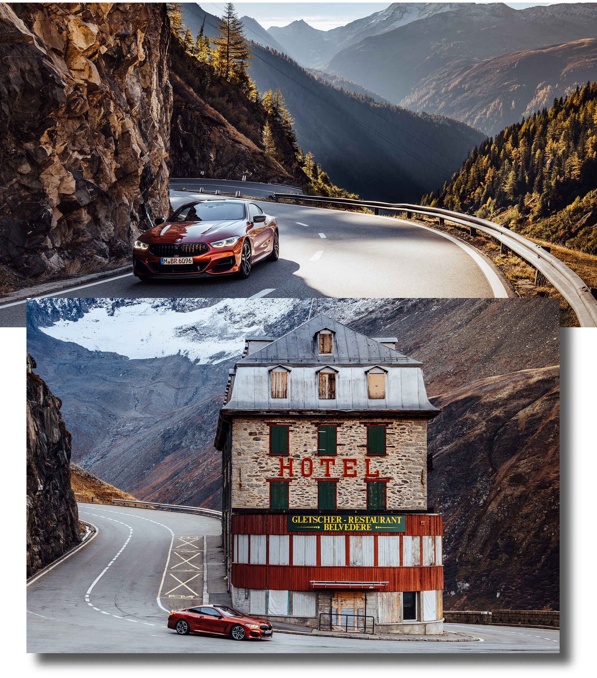 El Grand Tour Suiza Puerto de Furka BMW Serie 8 Coupé 