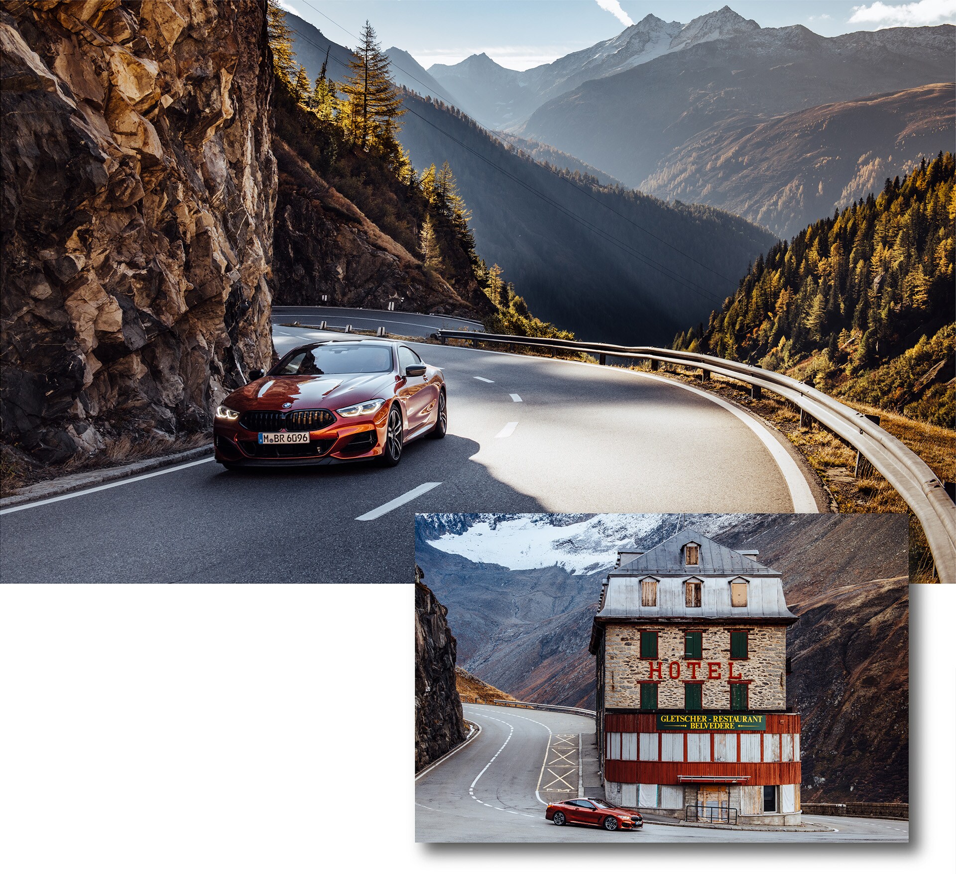 El Grand Tour Suiza Puerto de Furka BMW Serie 8 Coupé 