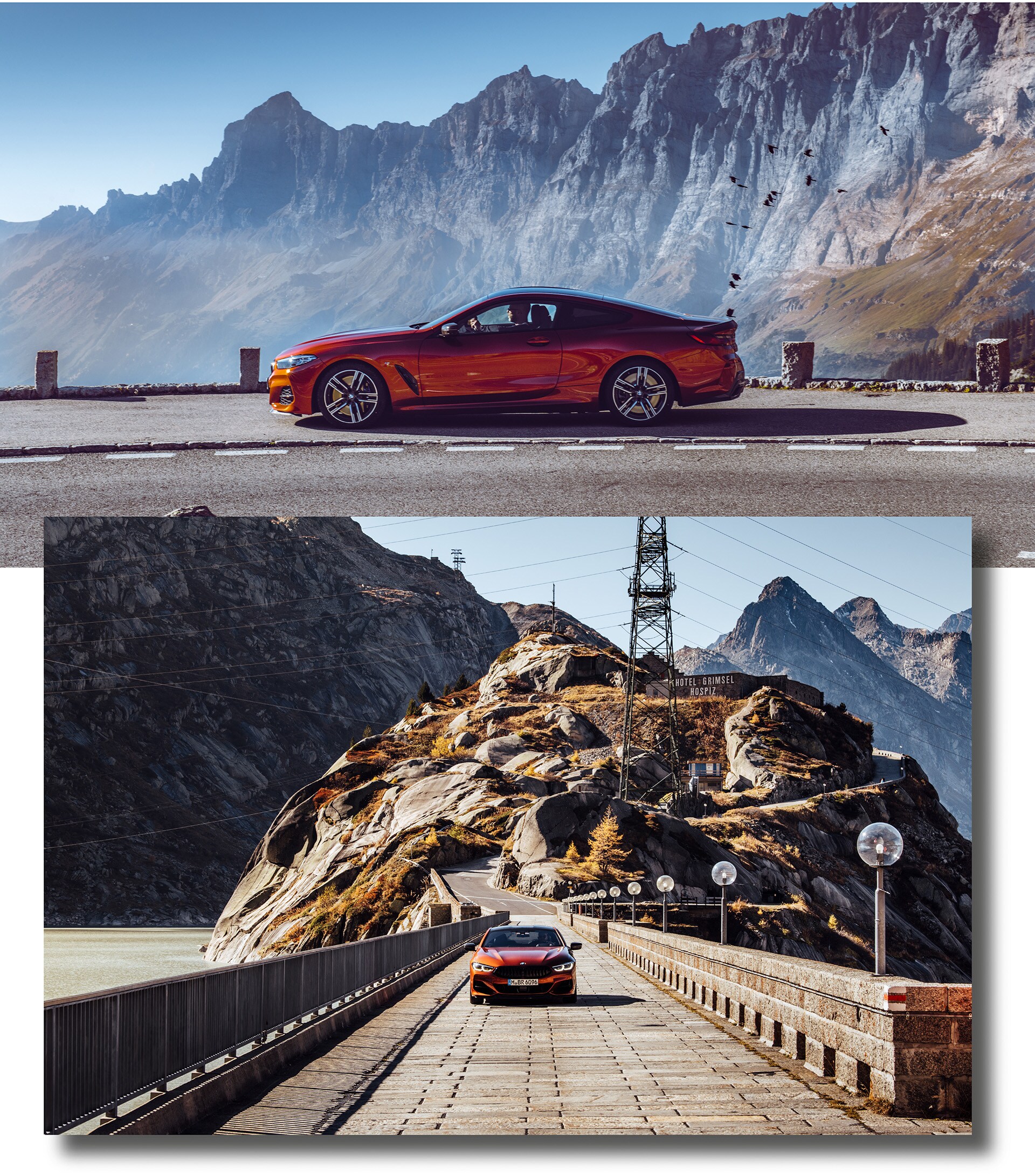El Grand Tour Suiza BMW Serie 8 Coupé Puerto de montaña 