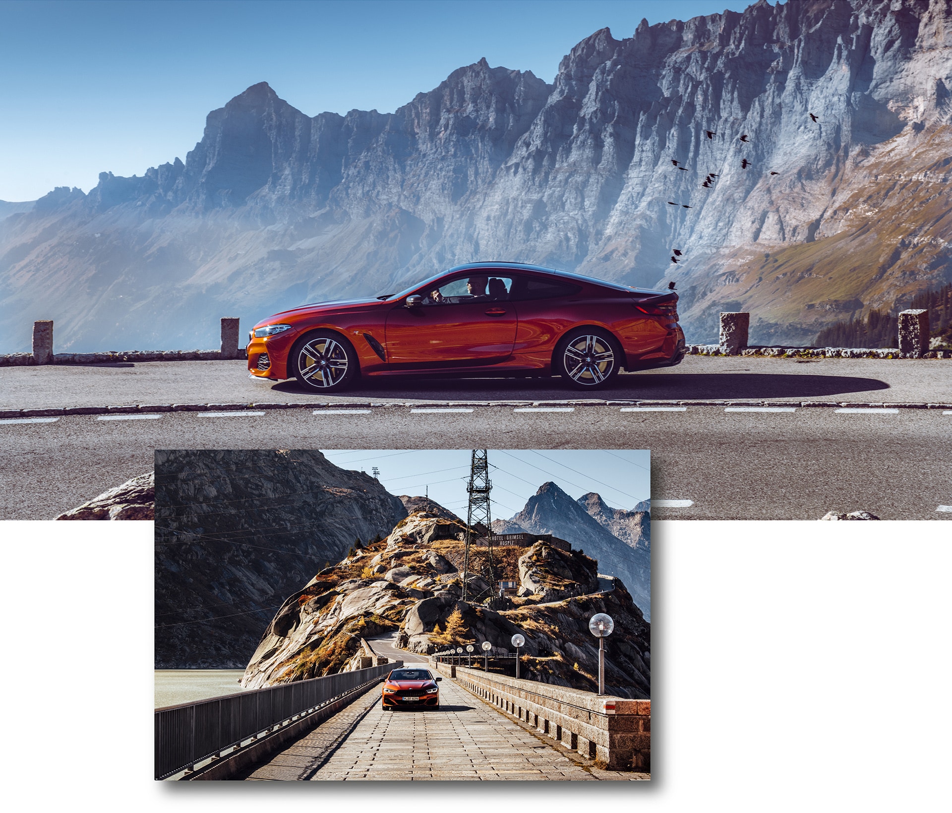 El Grand Tour Suiza BMW Serie 8 Coupé Puerto de montaña 