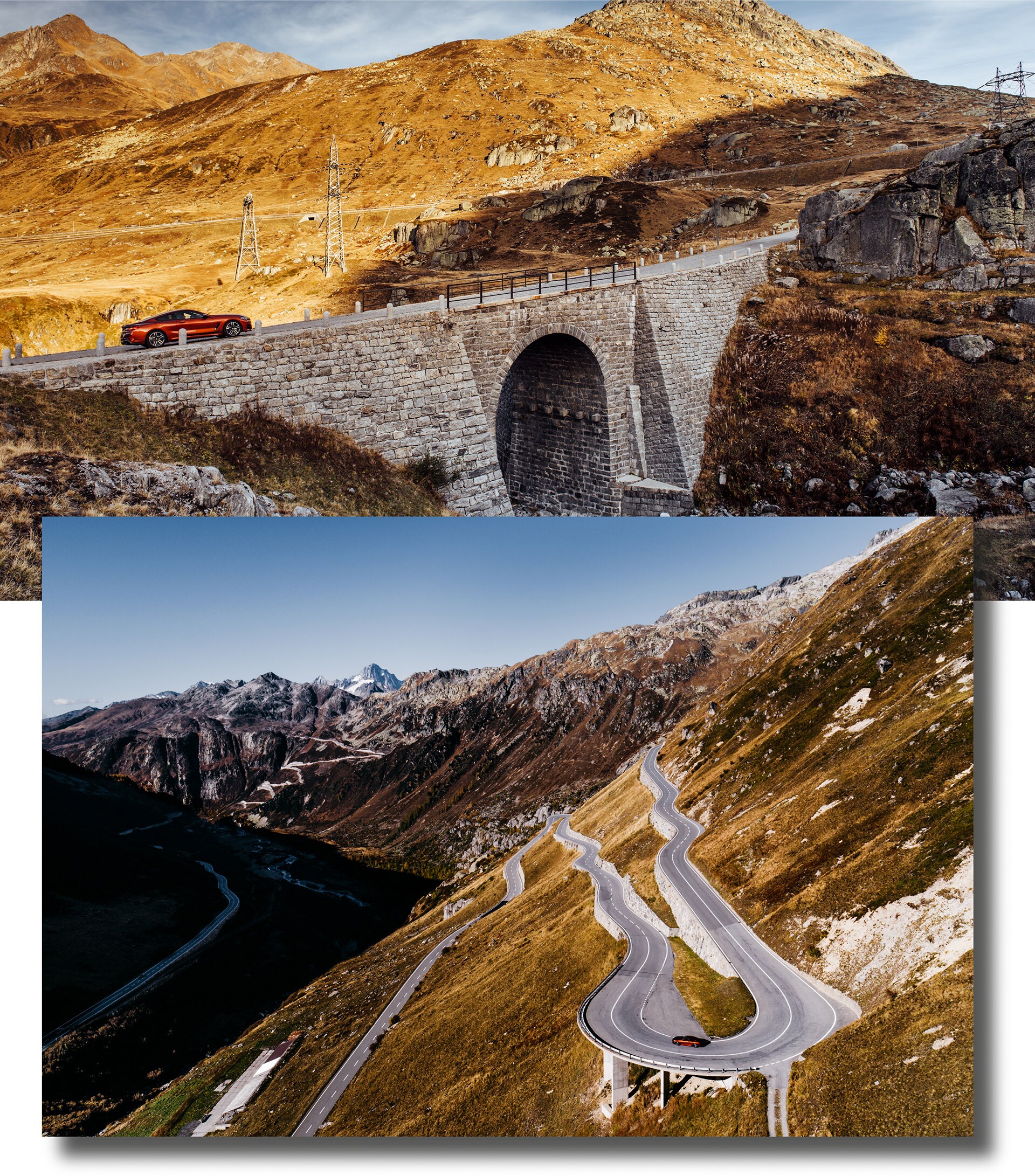 El Grand Tour Suiza BMW Serie 8 Coupé Puerto de montaña Tremola