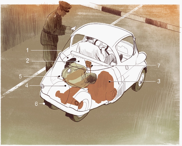 Escaping East Berlin Freed in a BMW Isetta