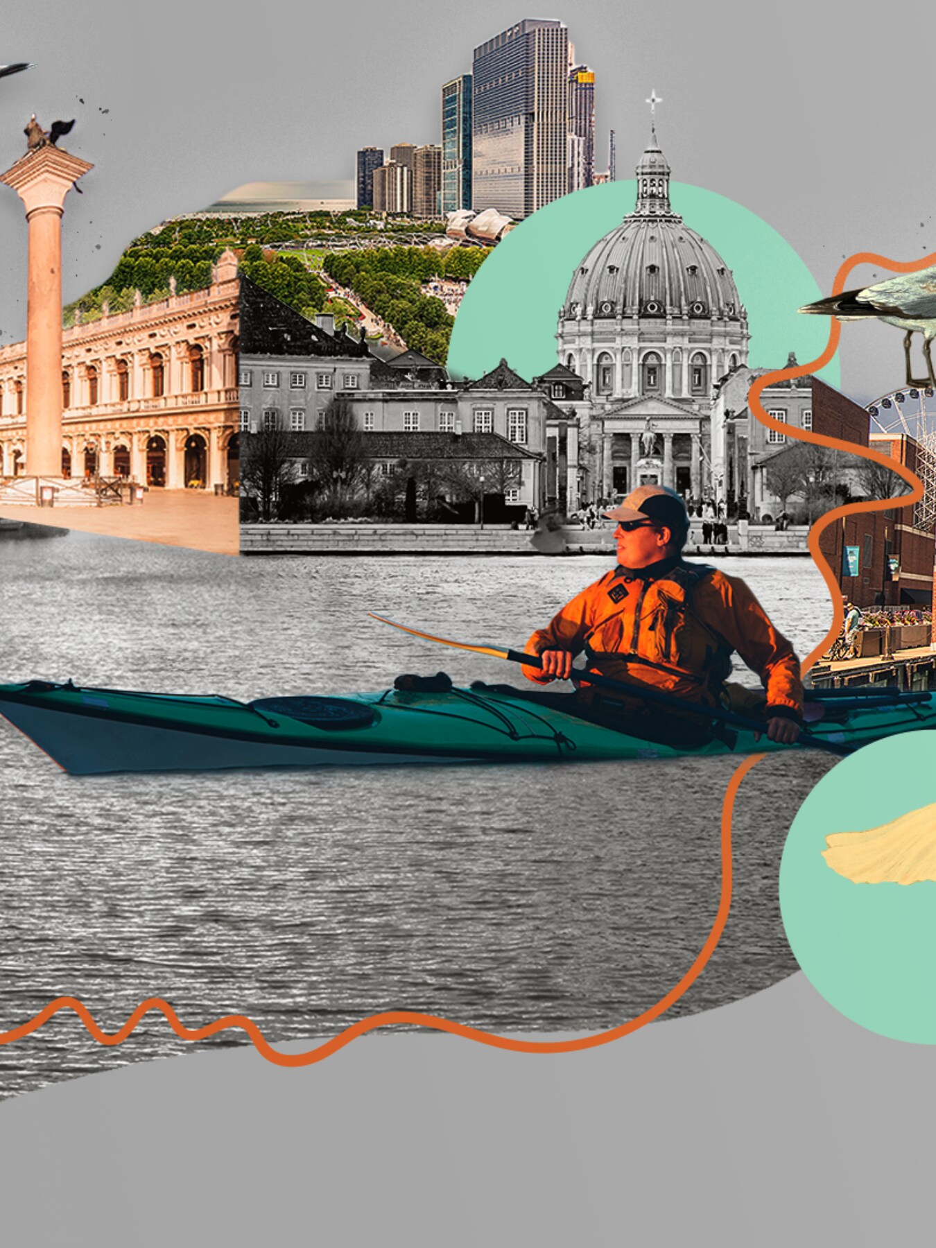 Guida: cinque fantastici luoghi per il kayak urbano