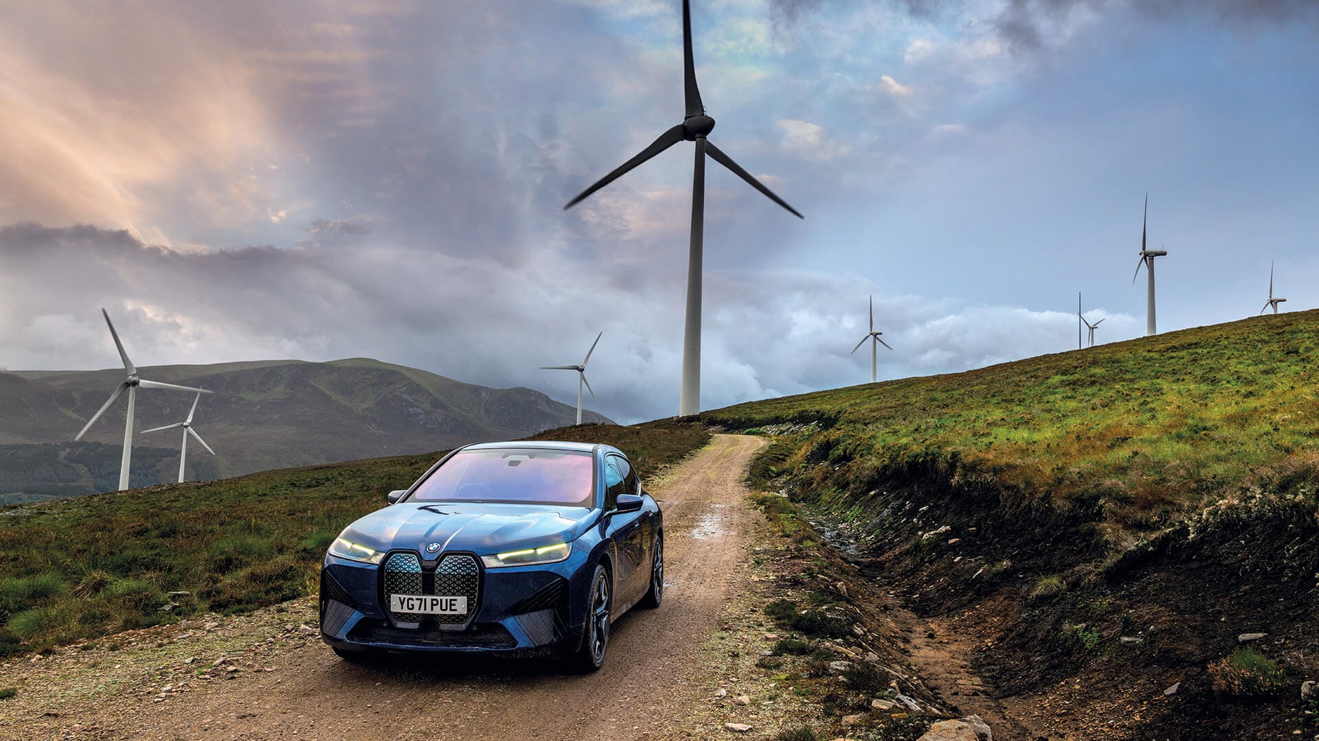 Steve McCurry Robert C Brady BMW iX Landscape photography Scotland Alternative energy