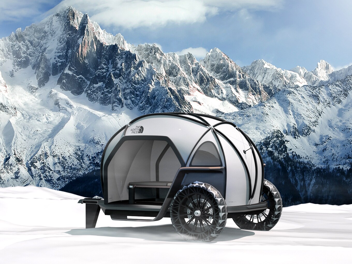Architecture mobile Camper The North Face Designworks BMW