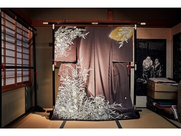 加賀友禅作家・柿本市郎さんの訪問着