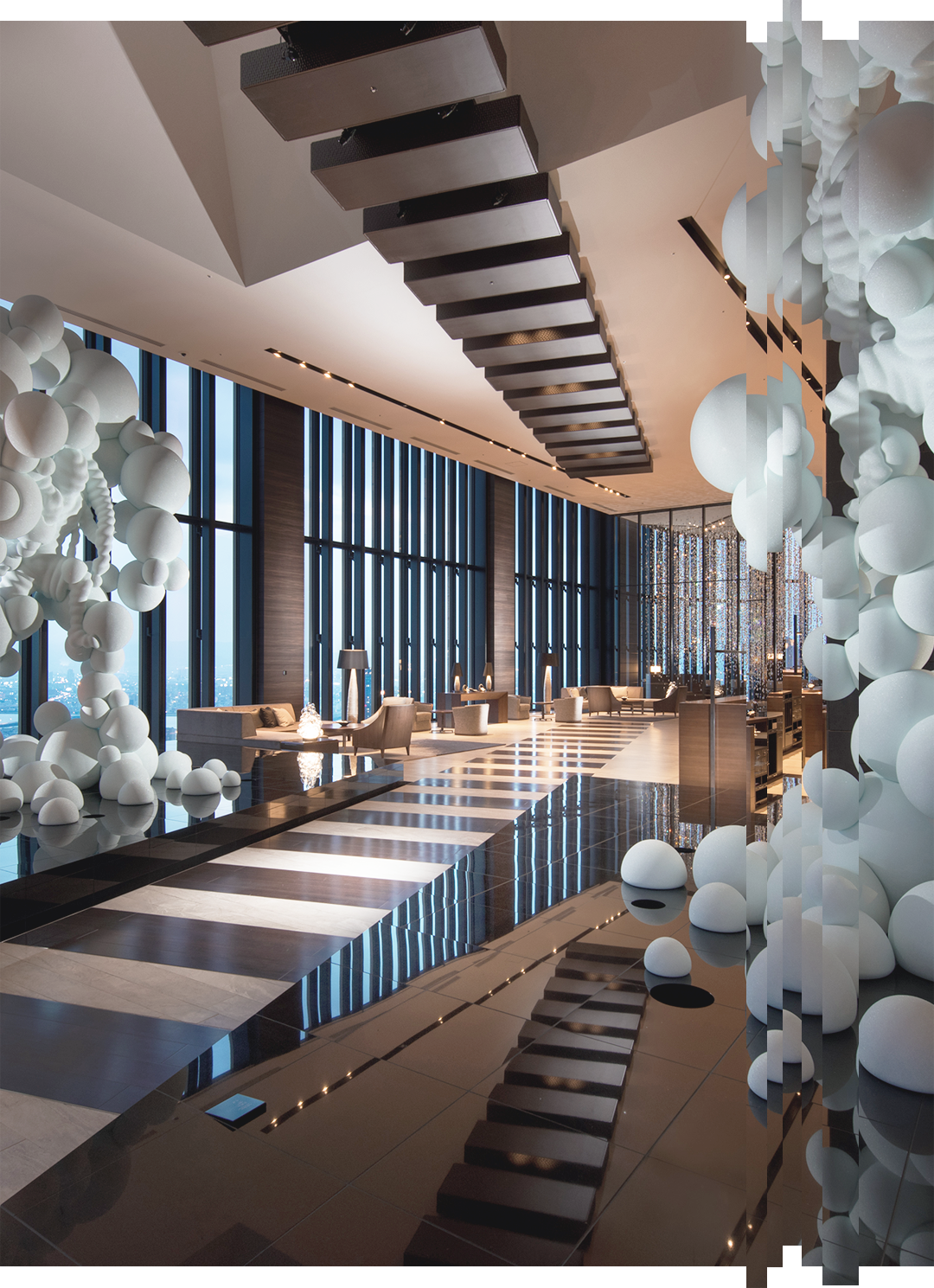 Inhabitable museum: the Hotel Conrad Osaka.