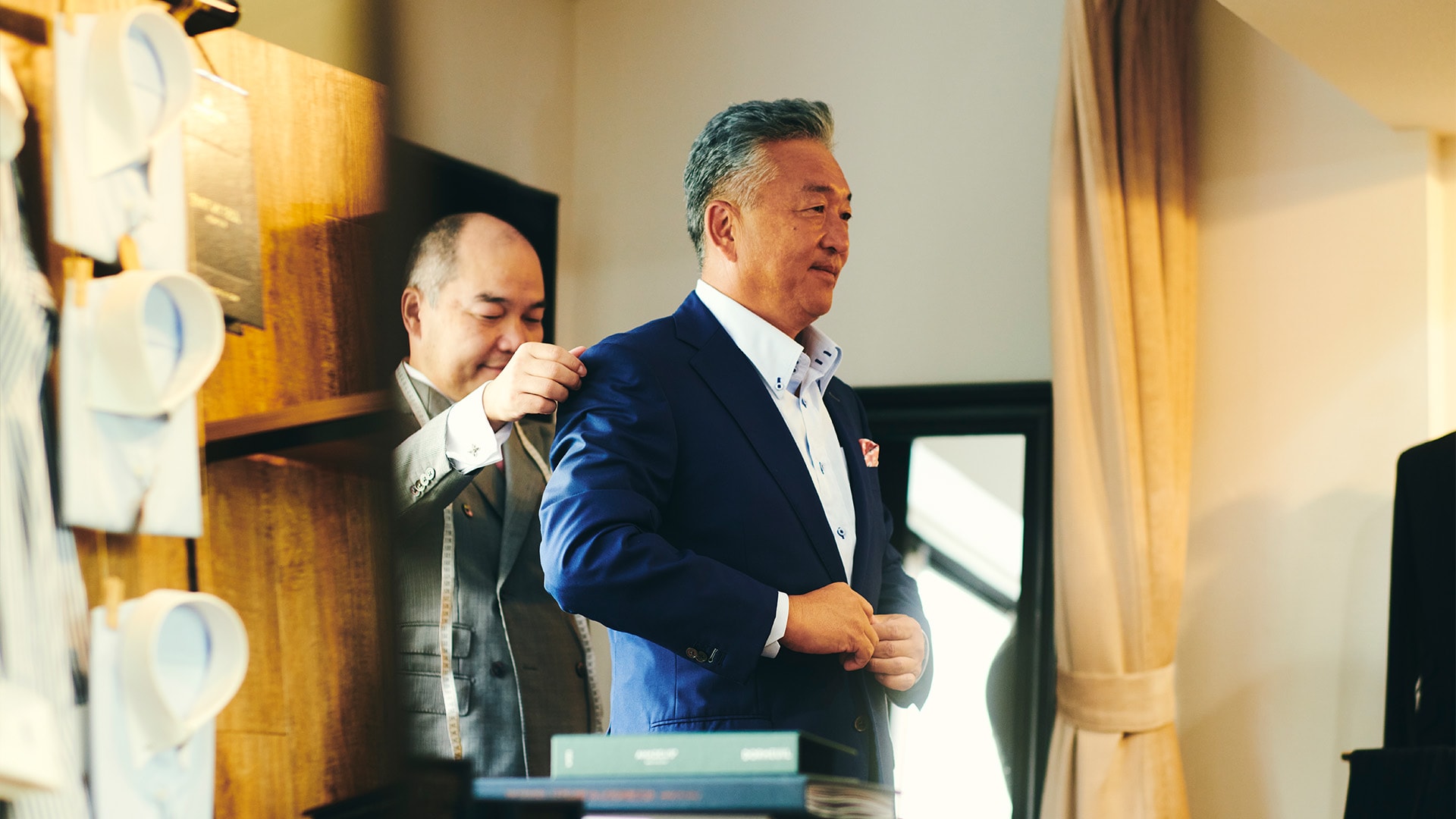 こだわりを詰め込んだ、唯一無二のスーツを仕立てる。