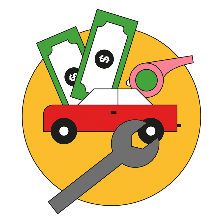 Illustrazione: lista cose da portare in viaggio per un road trip in Europa
